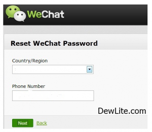 Wechat Password Recovery - www.wechat.com