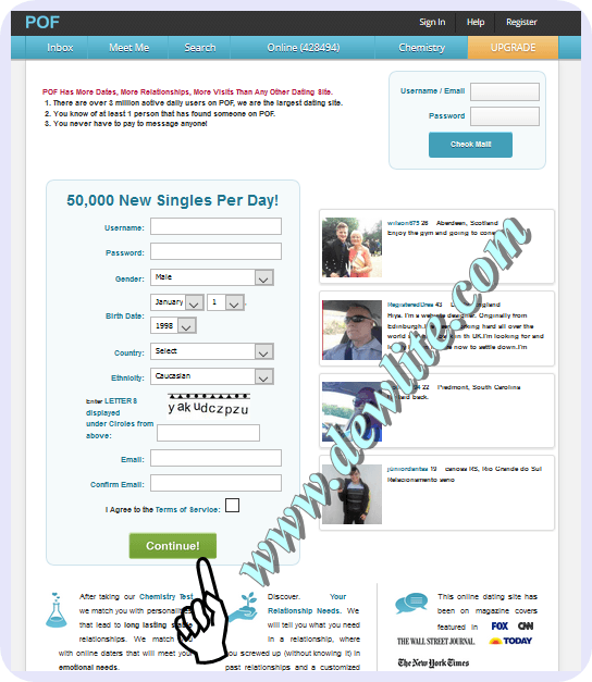 Pof sign in online login