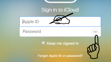 apple iCloud email login